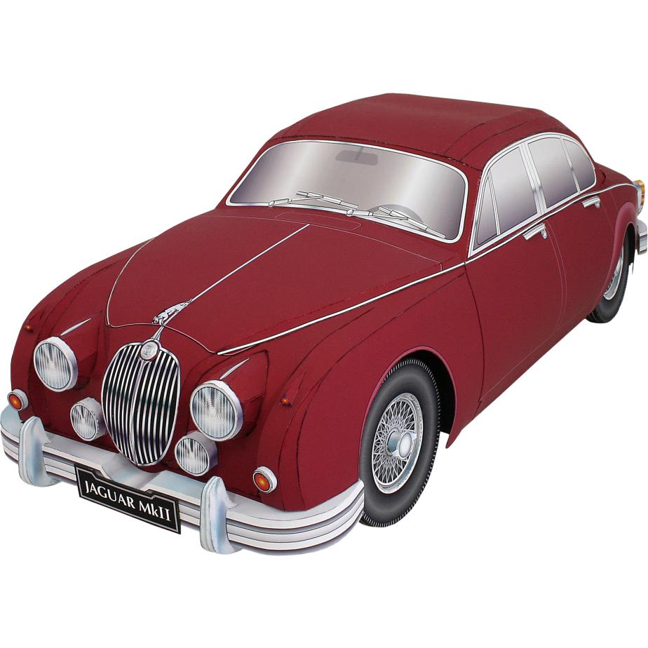 Maqueta papercraft del Jaguar Mk II